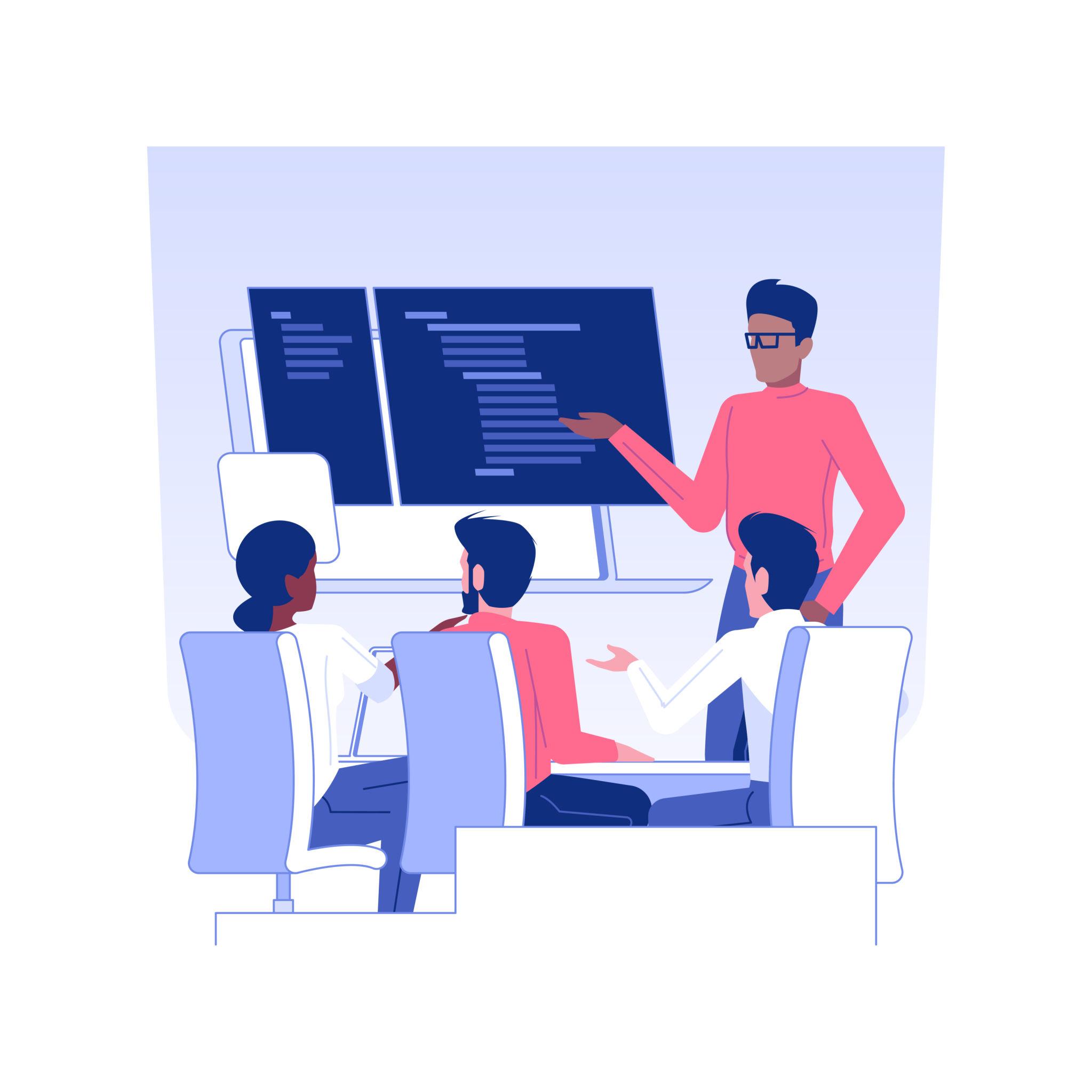 Equipo desarrollando soluciones tecnológicas